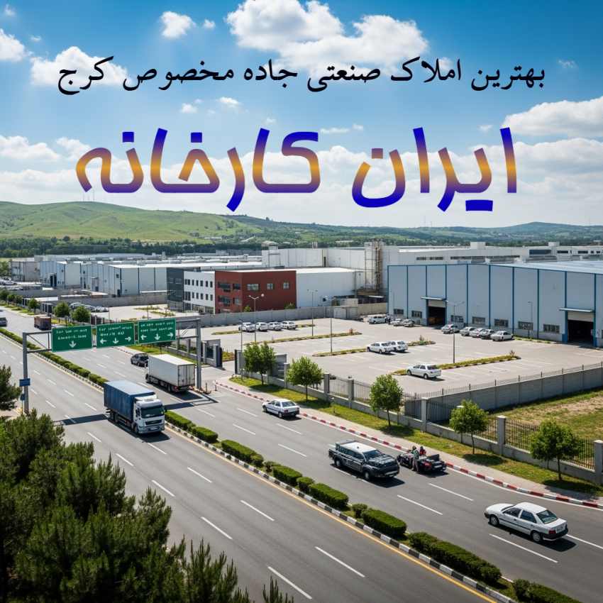 بهترین املاک صنعتی جاده مخصوص